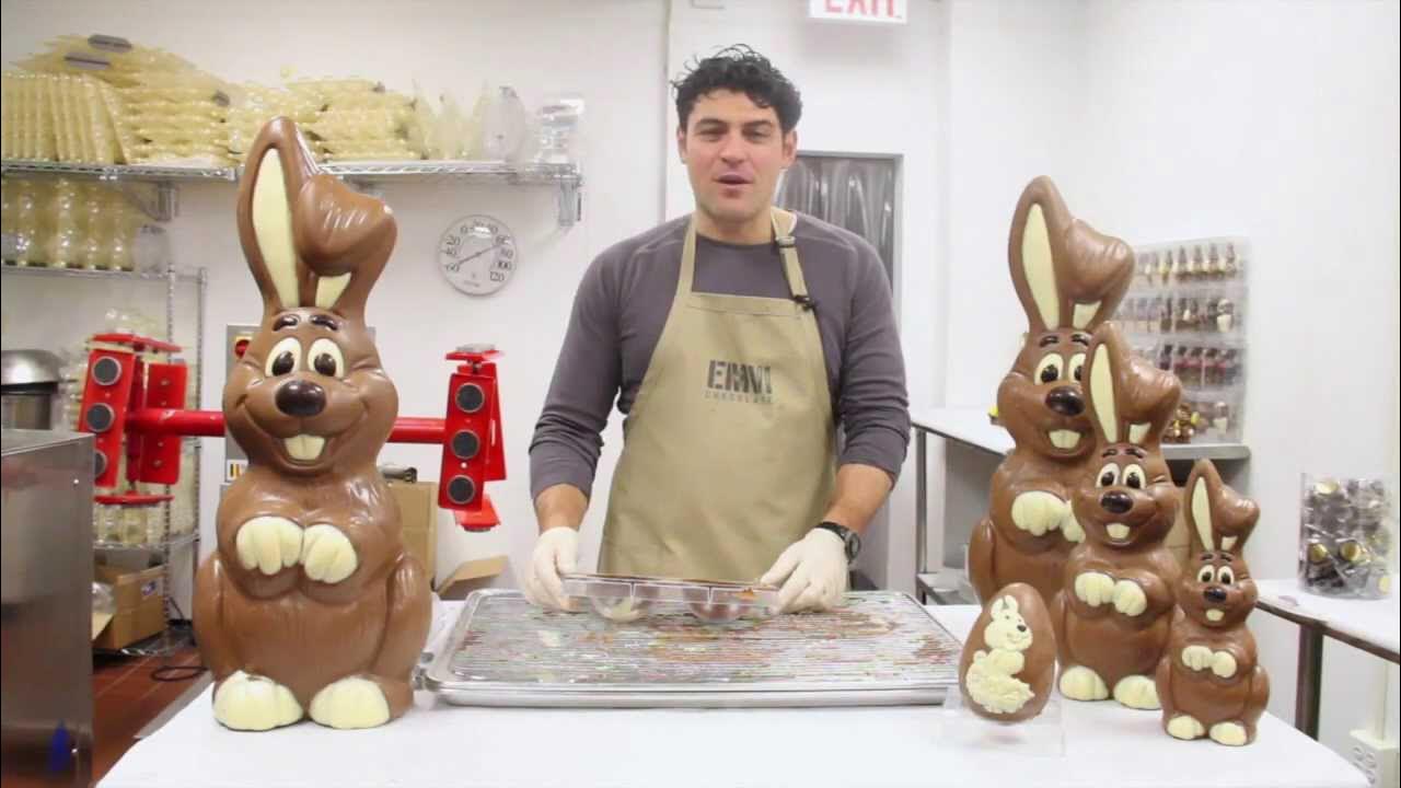 How to make a Chocolate Easter Bunny and an Easter Surprise Egg YouTube