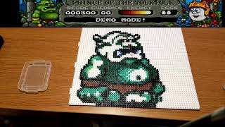 Dizzy Prince Of Yolkfolk - Dizzy & Troll Hama Bead Creation  - Amiga - Pixelart Pixel Art Sprite screenshot 4