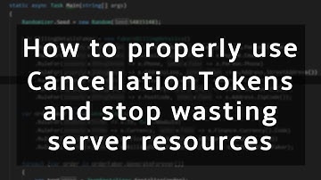 Stop wasting server resources by properly using CancellationToken in .NET