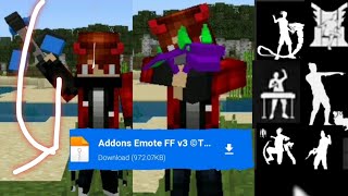 Download Addon Minecraft Emote Free Fire V3 Bahan²nya Banyak Sekali!! Video MP3 Addon Minecraft Emote Free Fire V3 Bahan²nya Banyak Sekali!!