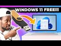 How To Download And Install Windows 11 From USB Flash Drive For FREE!!!