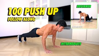 Guided 100 Push Up Workout! by Jordan Yeoh Fitness 289,447 views 5 months ago 9 minutes, 46 seconds