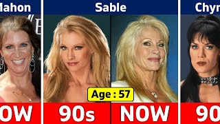 90s WWE Female Wrestlers AGE in 2025 Then vs Now