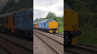 Class 37 Number 37501 'Teesside Steelmaster' Hauls WMR EMU Number 730032 Into Gascoigne Wood