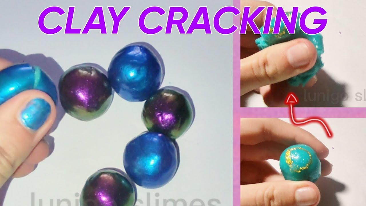 Shocking Clay SATISFYING clay cracking compilation - YouTube