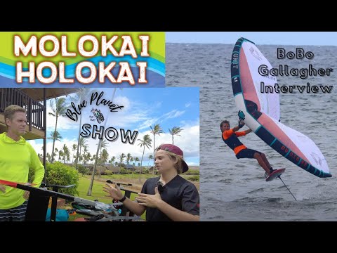 Bobo Gallagher interview after Maui to Molokai and Molokai Holokai wing foil races