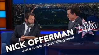 Nick Offerman Knows His Wood