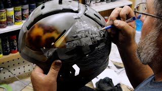 BTS of the Utah University USS Salt Lake City helmets