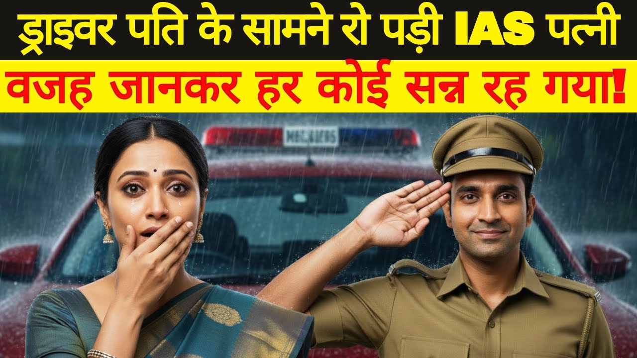 ड्राइवर पति के सामने रो पड़ी IAS अफसर पत्नी… वजह जानकर होश उड़ जाएंगे! 😱