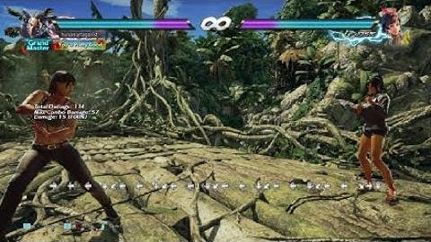 Tekken 7 - Master Raven crouch dash canceling into sidestep | HumanAntagonist