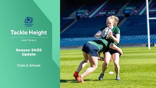 WEBINAR | Tackle Height Law Trials (Season 24/25)