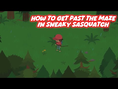 How To Get Past The Maze In Sneaky Sasquatch 
