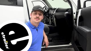 etrailer | Installing the WeatherTech HP Front Auto Floor Mats on your 2021 Toyota 4Runner