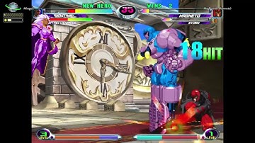MvC2: Romneto - Magneto Infinite to Crossup Unmashable with Typhoon 105% Sequence .:1.31.25:.