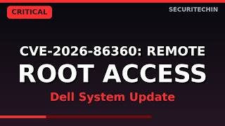 CVE-2026-86360: Dell System Update Root RCE Explained
