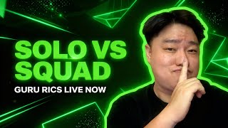 SOLO VS SQUAD MENCARI ANOMALI | GURU RICS LIVE | PUBG MOBILE