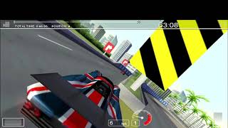 【レースゲーム：iOS】 Fastlane Lite #Seaside Short screenshot 1