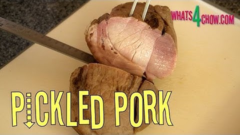 Pickled Pork. How to Cure and Pickle Pork / Ham - Easy Home Made Pickled Pork
