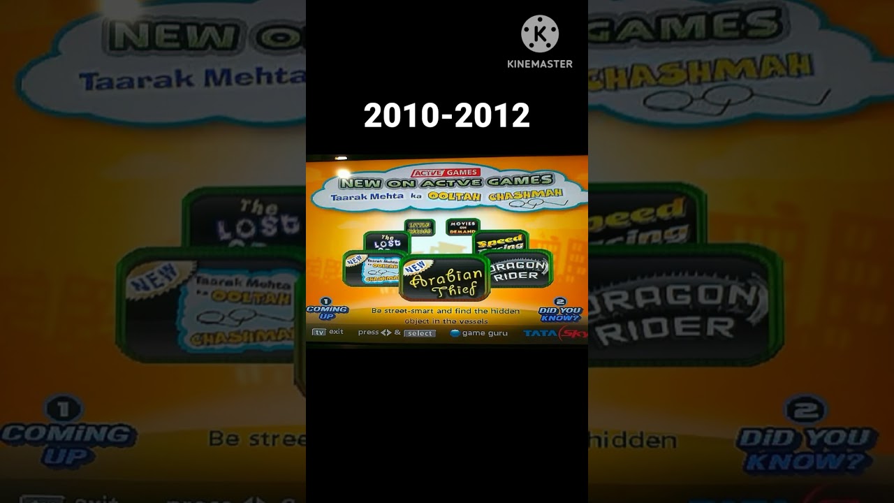 Evolution of tata sky active games 