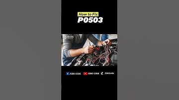 P0503 Vehicle Speed Sensor "A" Intermittent/Erratic/High   #automobile #faultcode #mechanic