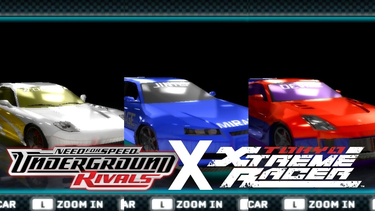 Need for Speed: Underground Rivals - White Charisma, Jintei & Unknown (Devil Z) Returns