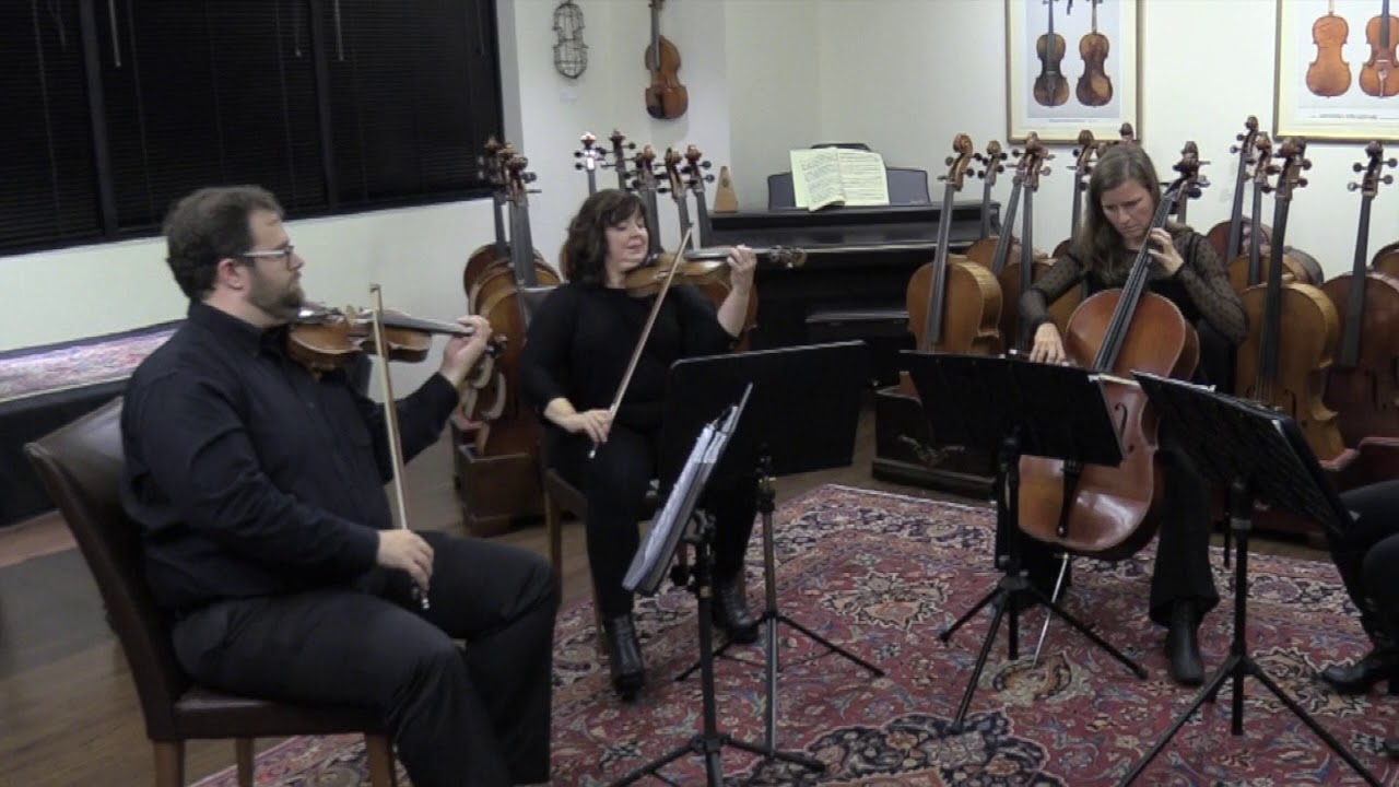 String Quartet of Northern Virginia Christmas Concerto YouTube