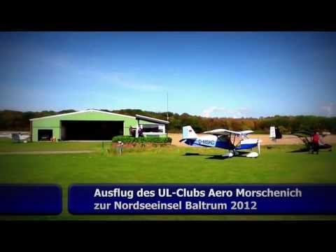 http://www.morschenich.info Vereinsausflug mit unseren UL-Flugzeugen zur Nordseeinsel Baltrum. Start am Ultralight-Flugplatz Morschenich, zwischen KÃ¶ln und Aachen gelegen. Wir waren u.a. mit...