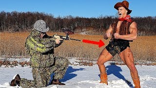 Paintball Gun VS My B*LLS (INSTANT REGRET) | Bodybuilder VS Extremely Painful Paintball Challenge