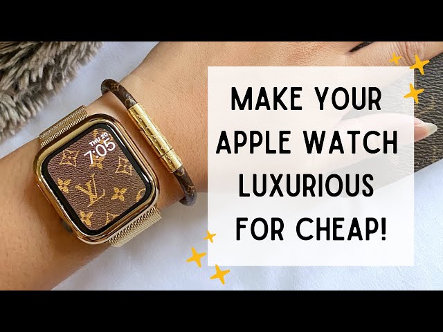 HOW TO MAKE YOUR APPLE WATCH LOOK LUXURIOUS FOR