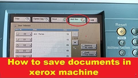 How to save documents in xerox machine | xerox or photocopy machine me documents save kaise  kare |