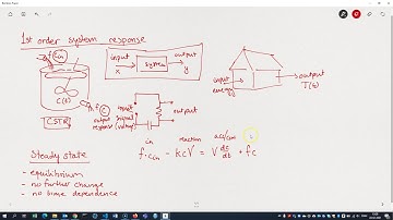 1st order response   steady state