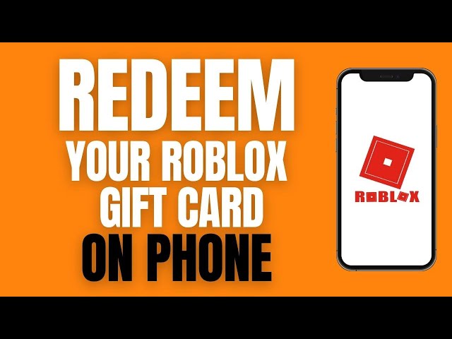 How to redeem your Roblox gift card