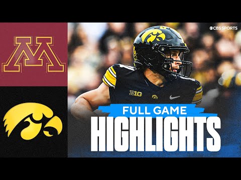 Minnesota Golden Gophers vs Iowa Hawkeyes | Full Game Highlights