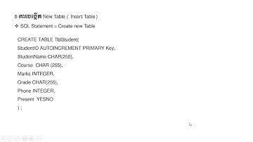 Pu Voeun IT | SQL Script