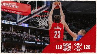 Portland Trail Blazers 112, Denver Nuggets 128 | Game Highlights | March 22, 2026
