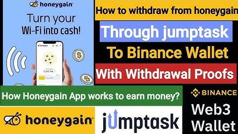 Honeygain withdrawal Bnance | Withdraw from Honeygain through Jumptask to Binance Wallet | Subtitles
