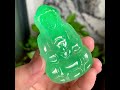 【翡翠冰绿观音挂件】 海有舟可渡,山有路可行,余下岁月,无灾无难,平平安安😌