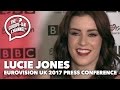 Capture de la vidéo Lucie Jones - Uk Eurovision Winner 2017 - Bbc Press Conference