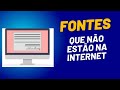 DOCUMENTOS QUE GERALMENTE NÃO ESTÃO NA INTERNET