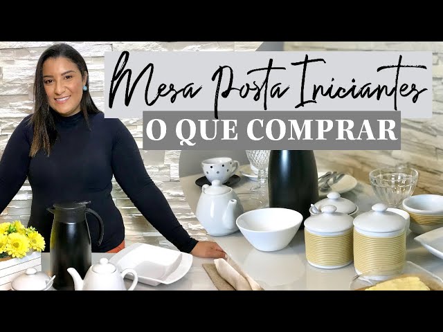 Como montar mesa posta para café da manhã - Santista