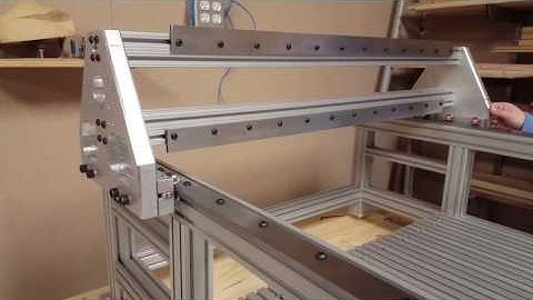 DIY CNC Router Gantry Assembly