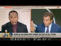 Stephen A. SHOCKS Mad Dog with Steph Curry-Wilt Chamberlain hot take | First Take