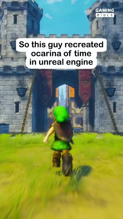 Zelda: Ocarina Of Time Stunningly Recreated In Unreal Engine!