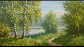 Мастер класс Рисуем Летний пейзаж (полная версия) Мастер класс Рисуем Летний пейзаж (полная версия)