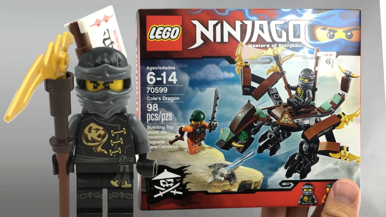 lego ninjago cole's dragon 70599