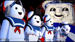 LEGO Stay Puft Marshmallow Men Ghostbusters Defeat Stay Puft Marshmallow Man, Gozer & Save New York