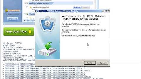 FUJITSU Lifebook E8410 E8420 Bluetooth Camera Driver Deskupdate Driver Utility For Windows 7 8.1 10