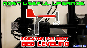 3D PRINTRED INDICATOR FOR BEST BED LEVELING  (FOR ENDER 3 V2)
