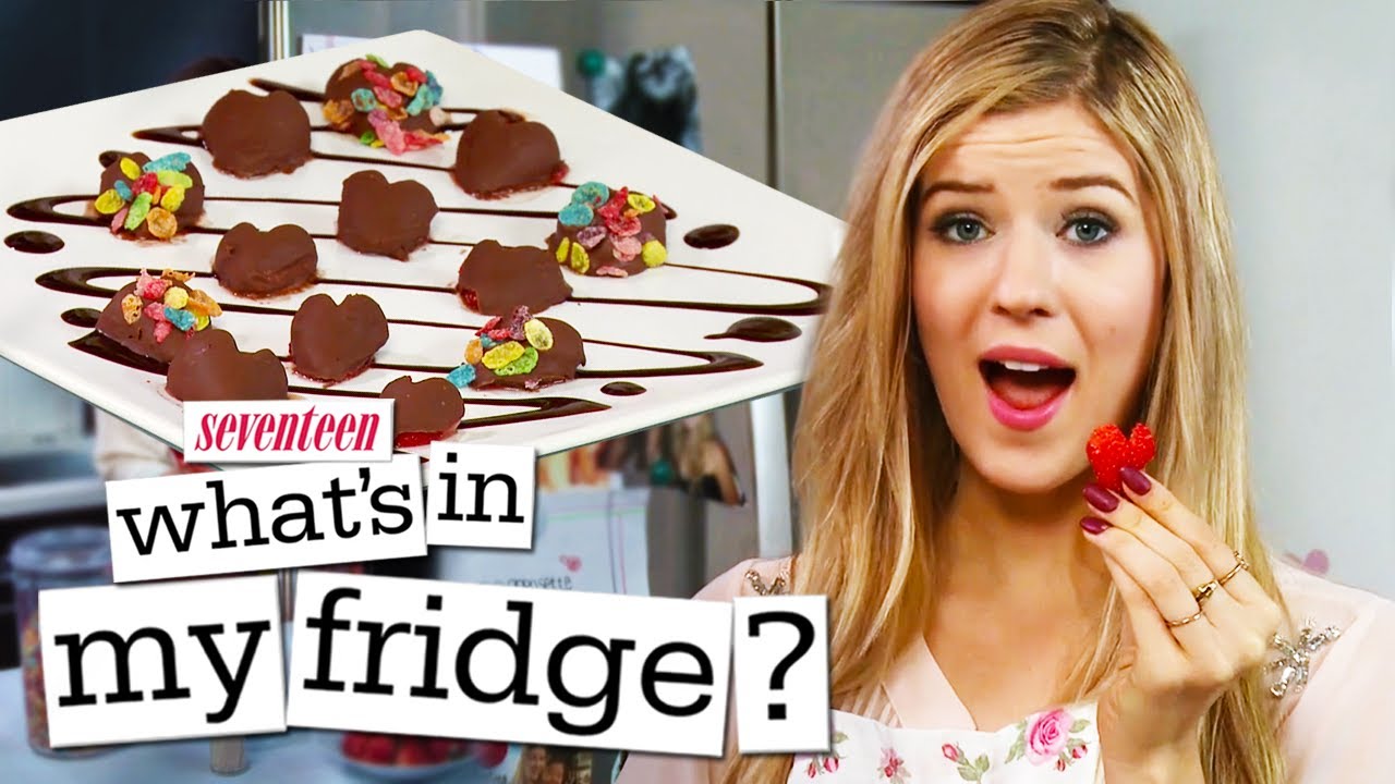 Chocolate Hearts with MeghanRosette - What's In My Fridge?