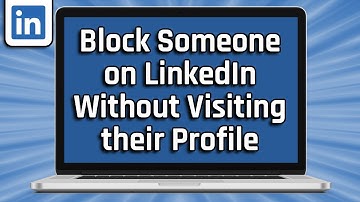 How To Block Someone on Linkedin Without Visiting Their Profile (easy)